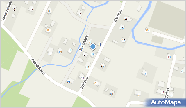 Nowosielce, Szkolna, 10, mapa Nowosielce