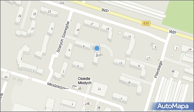 Nowy Dwór Mazowiecki, Szarych Szeregów, 10, mapa Nowy Dwór Mazowiecki