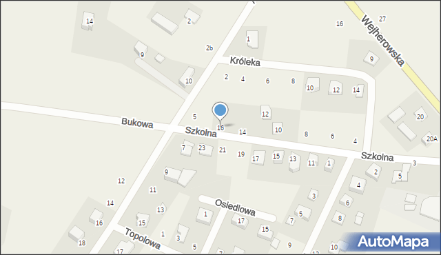 Nowy Dwór Wejherowski, Szkolna, 16, mapa Nowy Dwór Wejherowski