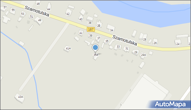 Oborniki, Szamotulska, 35A, mapa Oborniki