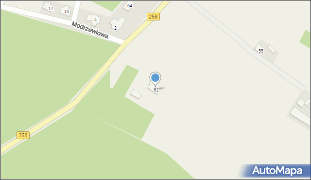 Obrowo, Szkolna, 61, mapa Obrowo