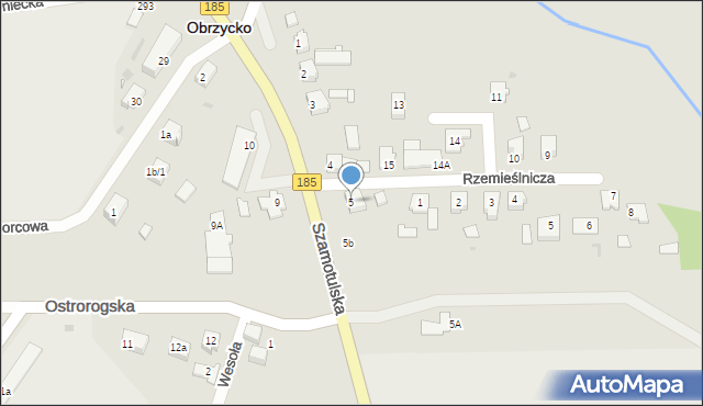 Obrzycko, Szamotulska, 5, mapa Obrzycko