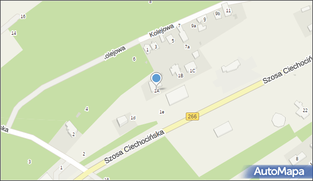 Odolion, Szosa Ciechocińska, 1A, mapa Odolion