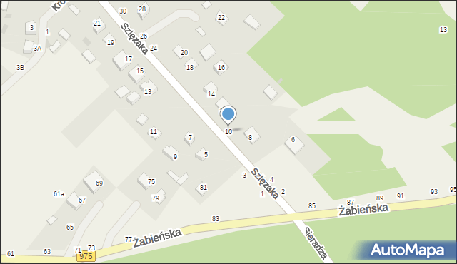 Odporyszów, Szlęzaka Antoniego, ks., 10, mapa Odporyszów