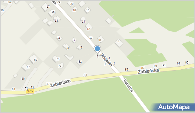 Odporyszów, Szlęzaka Antoniego, ks., 3, mapa Odporyszów