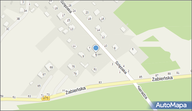 Odporyszów, Szlęzaka Antoniego, ks., 5, mapa Odporyszów