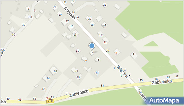 Odporyszów, Szlęzaka Antoniego, ks., 7, mapa Odporyszów