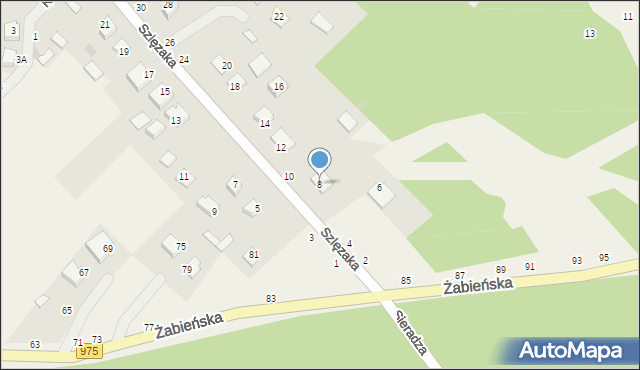 Odporyszów, Szlęzaka Antoniego, ks., 8, mapa Odporyszów