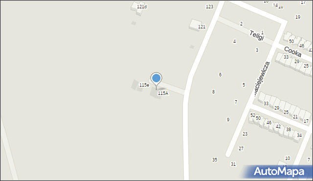 Oława, Szmaragdowa, 115C, mapa Oława