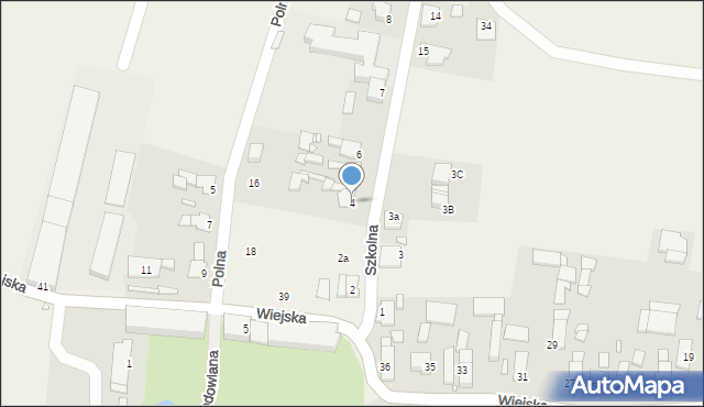 Olszowa, Szkolna, 4, mapa Olszowa