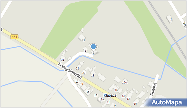 Opole, Szwedzka, 7, mapa Opola