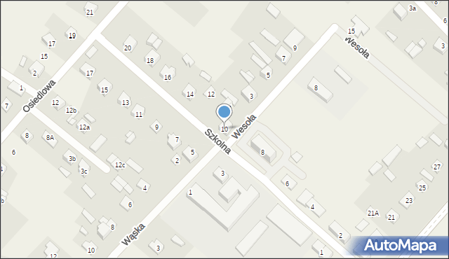 Orońsko, Szkolna, 10, mapa Orońsko