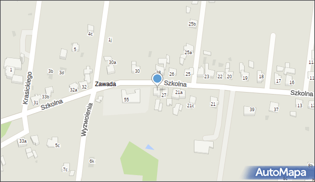 Orzesze, Szkolna, 29, mapa Orzesze