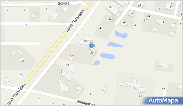 Osielsko, Szosa Gdańska, 38, mapa Osielsko