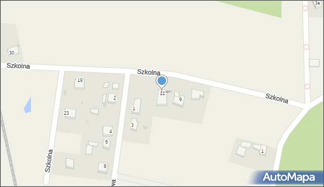 Osolin, Szkolna, 11, mapa Osolin