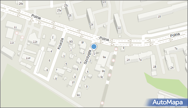 Ostrowiec Świętokrzyski, Szczygla, 1, mapa Ostrowiec Świętokrzyski