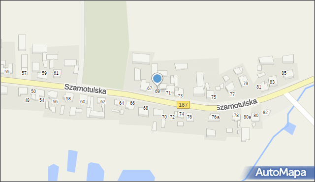 Otorowo, Szamotulska, 69, mapa Otorowo