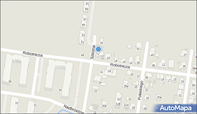 Ożarów Mazowiecki, Szkolna, 28, mapa Ożarów Mazowiecki