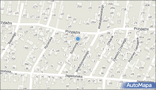 Piekary Śląskie, Szymonka Piotra, 1, mapa Piekary Śląskie