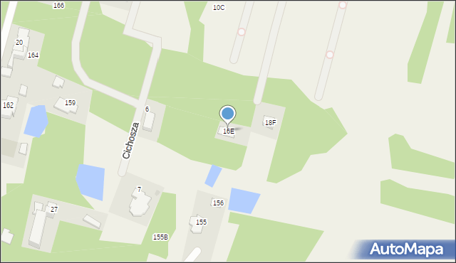 Pieńków, Szeroka, 16E, mapa Pieńków