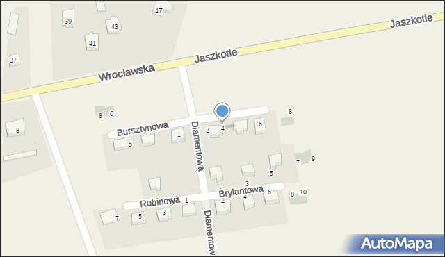 Pietrzykowice, Szmaragdowa, 4, mapa Pietrzykowice