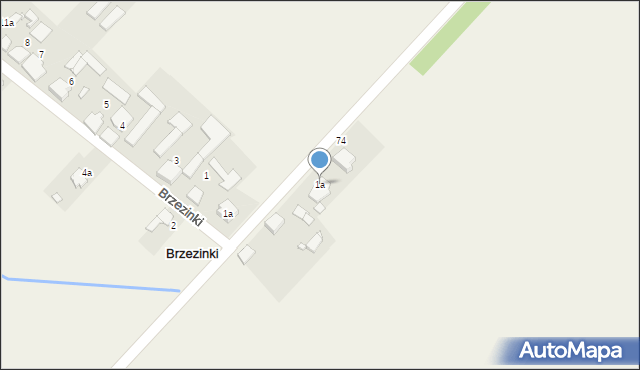 Piła Druga, Szkolna, 1a, mapa Piła Druga