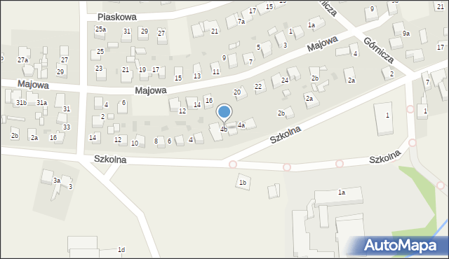 Pilchowice, Szkolna, 4b, mapa Pilchowice
