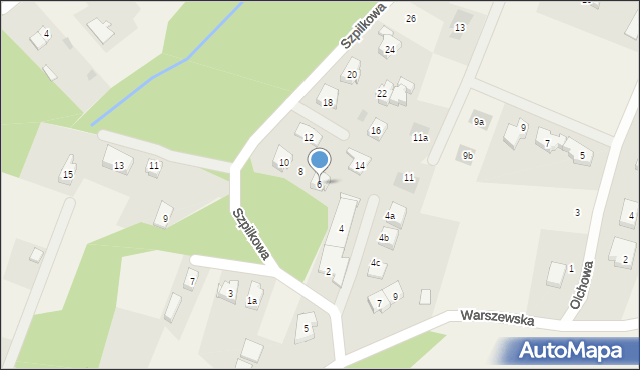 Pilchowo, Szpilkowa, 6, mapa Pilchowo