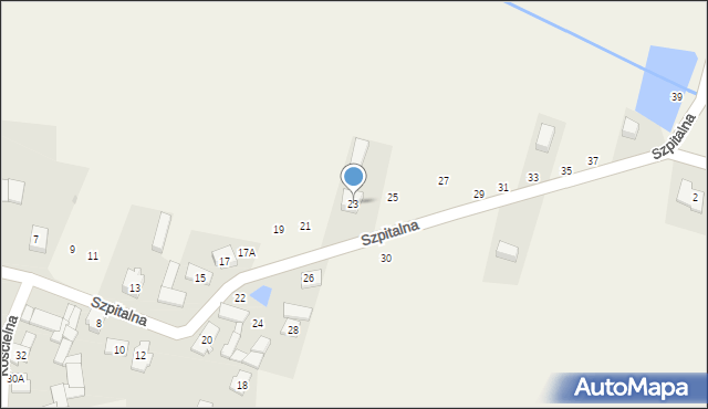 Pińczyce, Szpitalna, 23, mapa Pińczyce