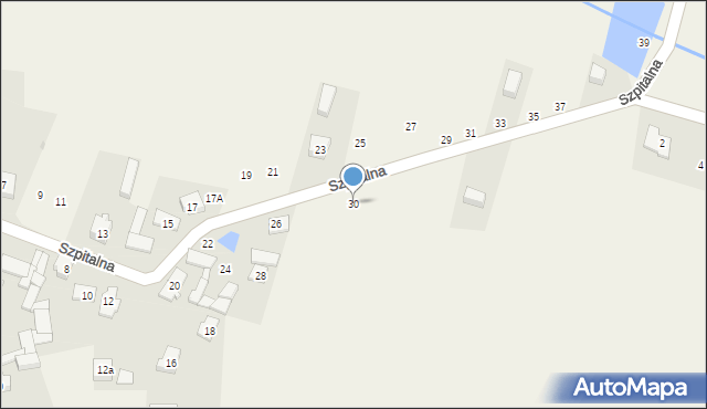 Pińczyce, Szpitalna, 30, mapa Pińczyce