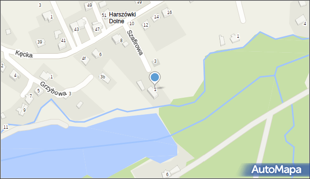 Pisarzowice, Szafirowa, 1, mapa Pisarzowice