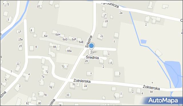 Pisarzowice, Szkolna, 23, mapa Pisarzowice