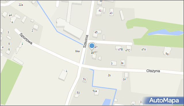 Pisarzowice, Szkolna, 49, mapa Pisarzowice