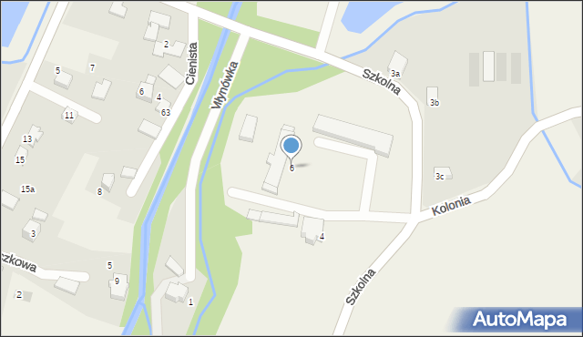 Pisarzowice, Szkolna, 6, mapa Pisarzowice