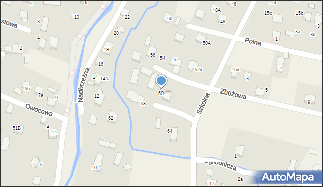 Pisarzowice, Szkolna, 60, mapa Pisarzowice