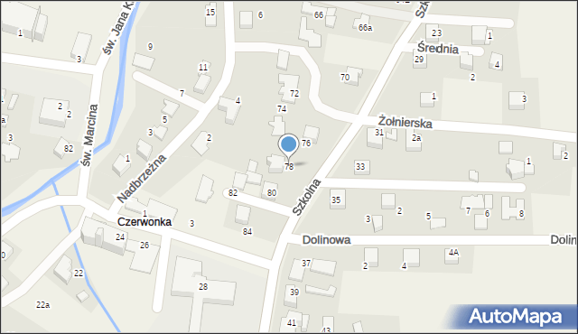 Pisarzowice, Szkolna, 78, mapa Pisarzowice