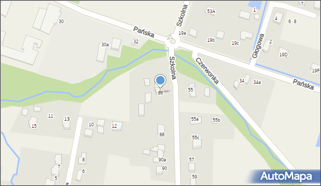 Pisarzowice, Szkolna, 86, mapa Pisarzowice