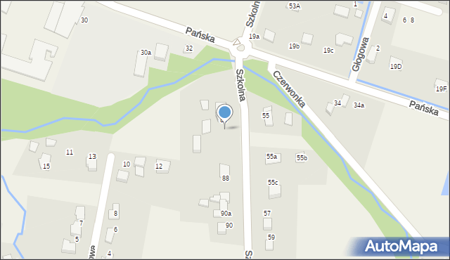 Pisarzowice, Szkolna, 86a, mapa Pisarzowice