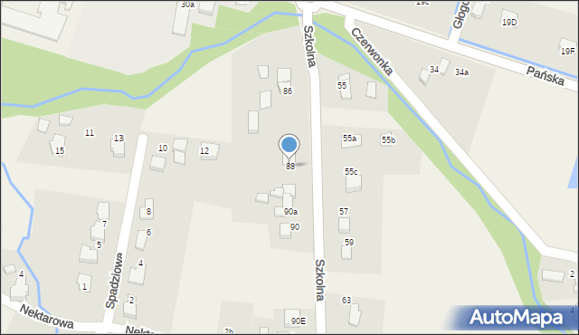 Pisarzowice, Szkolna, 88, mapa Pisarzowice