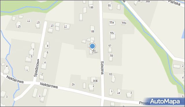 Pisarzowice, Szkolna, 90B, mapa Pisarzowice