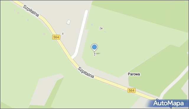Płock, Szpitalna, 2, mapa Płock