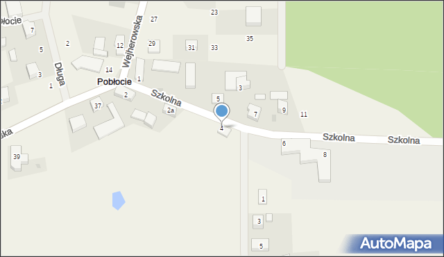 Pobłocie, Szkolna, 4, mapa Pobłocie