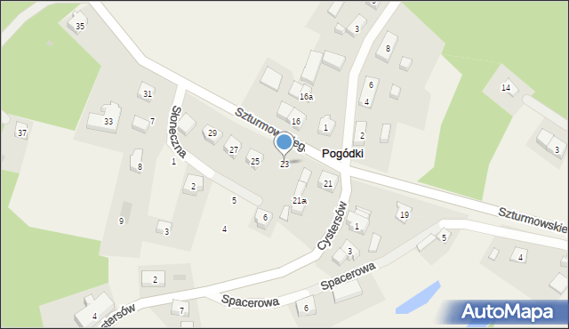 Pogódki, Szturmowskiego Piotra, 23, mapa Pogódki