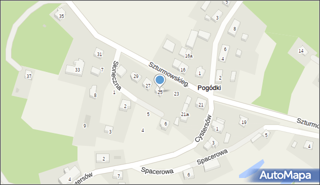 Pogódki, Szturmowskiego Piotra, 25, mapa Pogódki