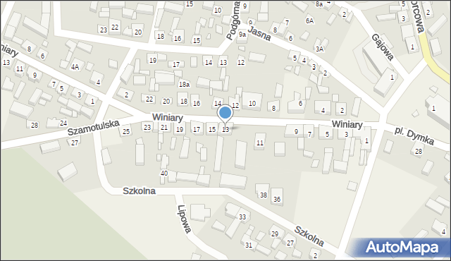 Połajewo, Szamotulska, 13, mapa Połajewo