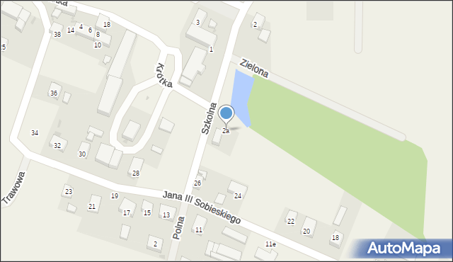 Polakowice, Szkolna, 2a, mapa Polakowice