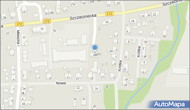 Połczyn-Zdrój, Szczecinecka, 14A, mapa Połczyn-Zdrój