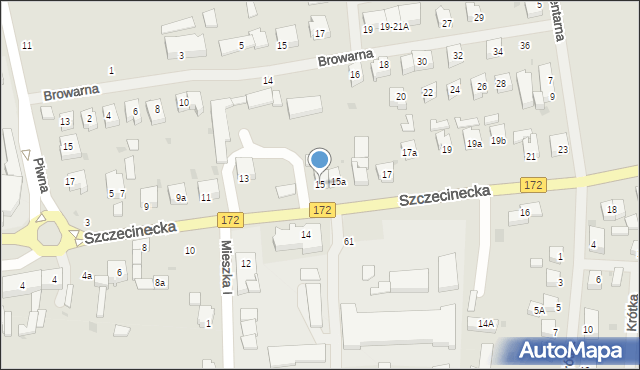Połczyn-Zdrój, Szczecinecka, 15, mapa Połczyn-Zdrój