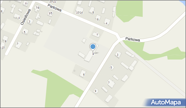 Poniatowo, Szkolna, 4, mapa Poniatowo