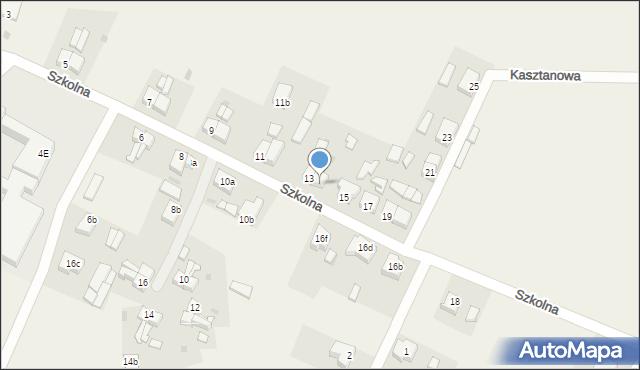 Przechlewo, Szkolna, 13a, mapa Przechlewo
